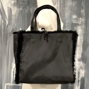 Vintage A|X Armani Exchange Faux Fur Lined Handbag